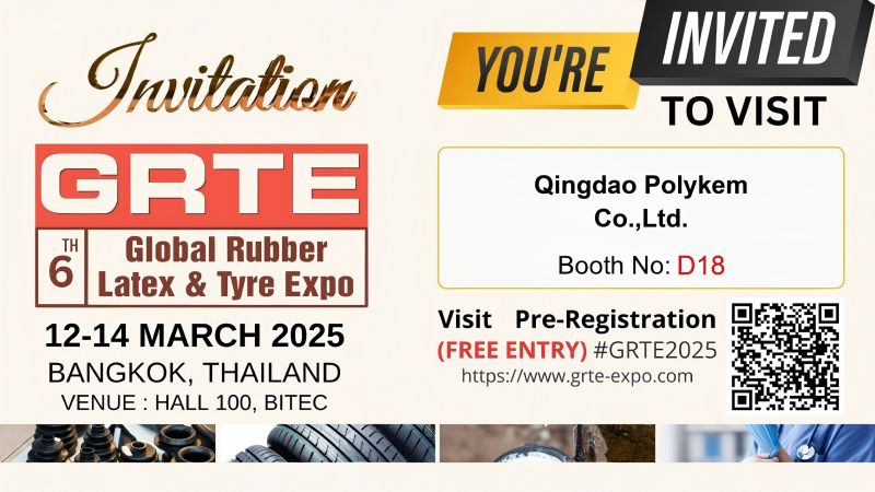 Polykem, Bangkok'taki 2025 Global Rubber, Lateks ve Tire Expo'da sunulacak