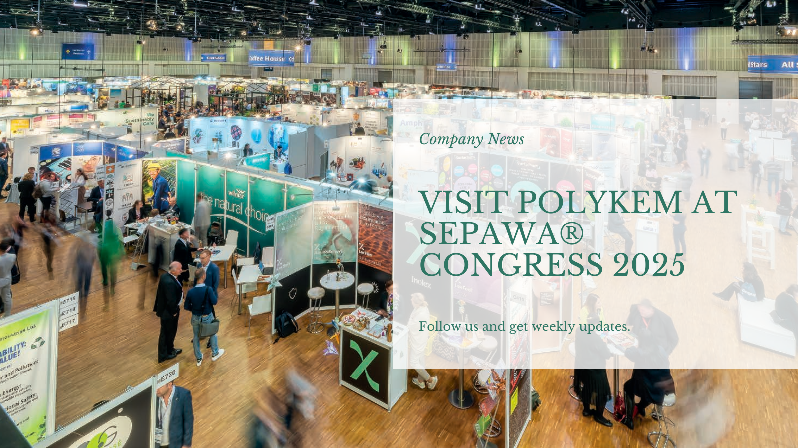 Berlin'deki Sepawa® Kongresi 2025'teki Polykem Booth'u ziyaret edin!