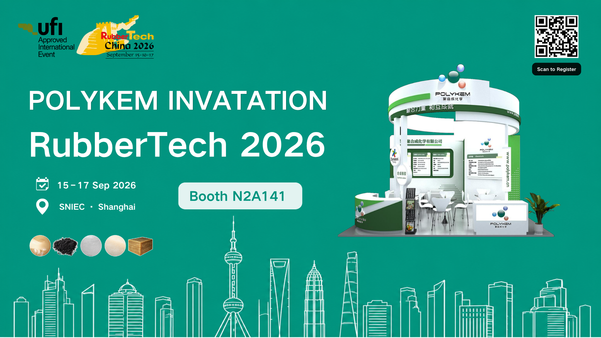 Şanghay'daki RubberTech China 2026'da Polykem ile tanışın